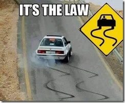Its the law